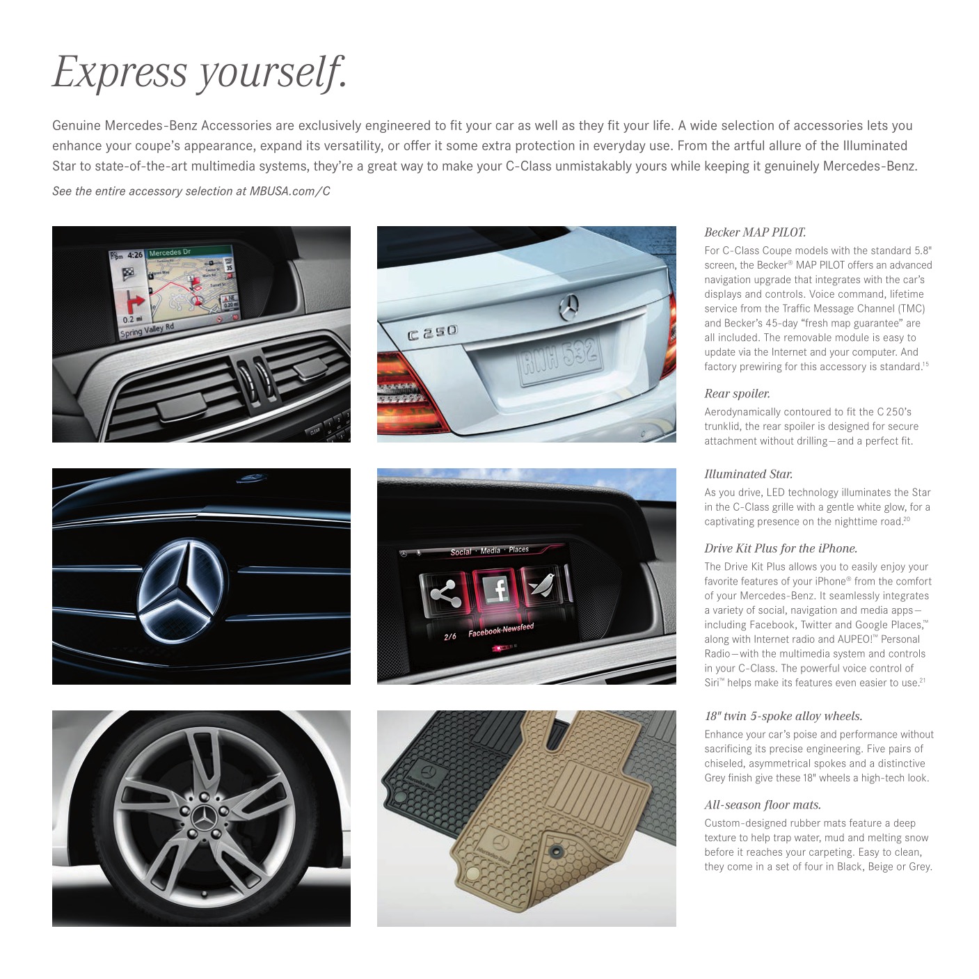 2015 Mercedes-Benz C-Class Coupe Brochure Page 4